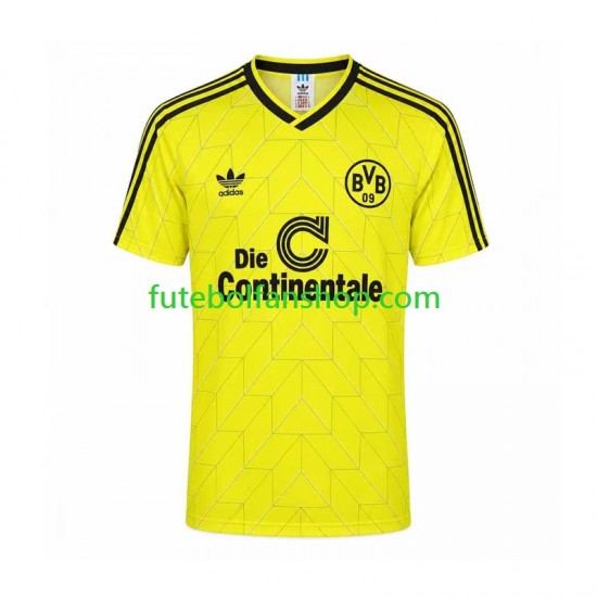 Camisola Principal Borussia Dortmund Retro 1998 Manga Curta ,Homem