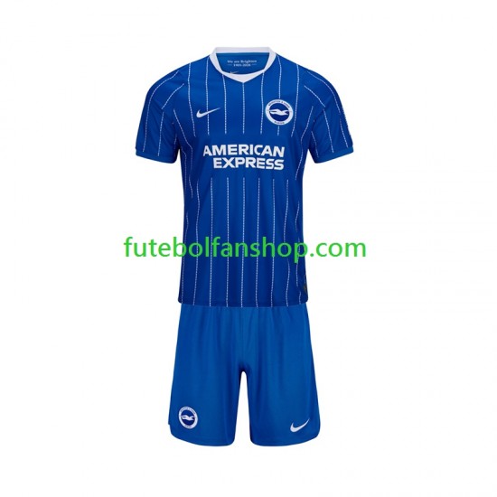 Camisola Principal Brighton Hove Albion Época 2026/2027 Manga Curta ,Criança