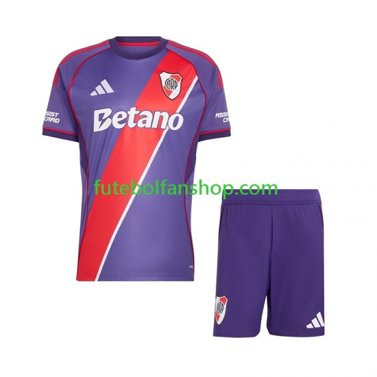 Camisola Alternativa (2ª) CA River Plate Época 2026/2027 Manga Curta ,Criança