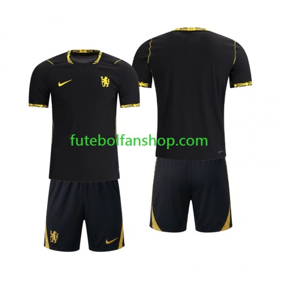 Camisola Alternativo Chelsea Época 2026/2027 Manga Curta ,Criança