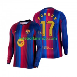 Camisola Principal FC Barcelona Anthony Gordon 17 Época 2026/2027 Manga Comprida ,Homem