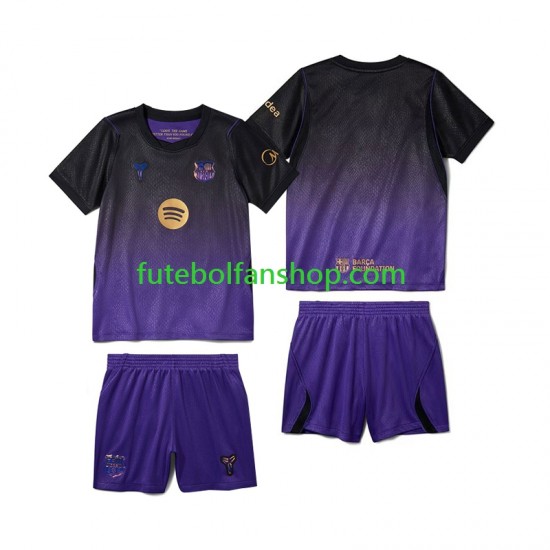 Camisola Alternativo FC Barcelona Época 2026/2027 Manga Curta ,Criança