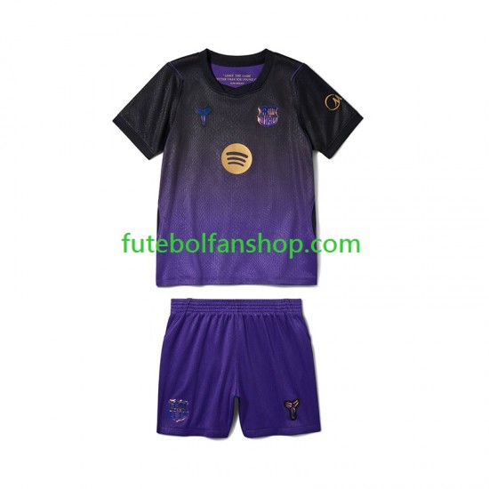 Camisola Alternativo FC Barcelona Época 2026/2027 Manga Curta ,Criança
