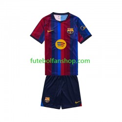 Camisola Principal FC Barcelona Época 2026/2027 Manga Curta ,Criança