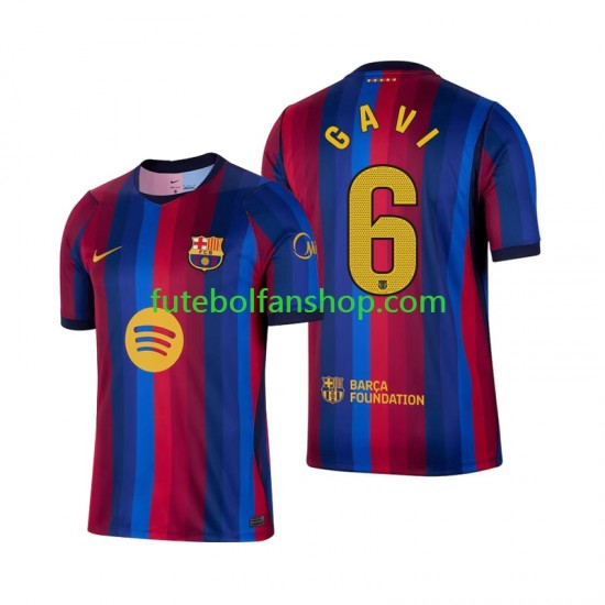 Camisola Principal FC Barcelona Gavi 6 Época 2026/2027 Manga Curta ,Homem