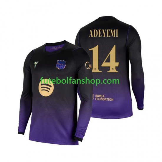 Camisola Alternativo FC Barcelona Karim Adeyemi 14 Época 2026/2027 Manga Comprida ,Homem