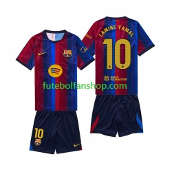 Camisola Principal FC Barcelona Lamine Yamal 10 Época 2026/2027 Manga Curta ,Criança