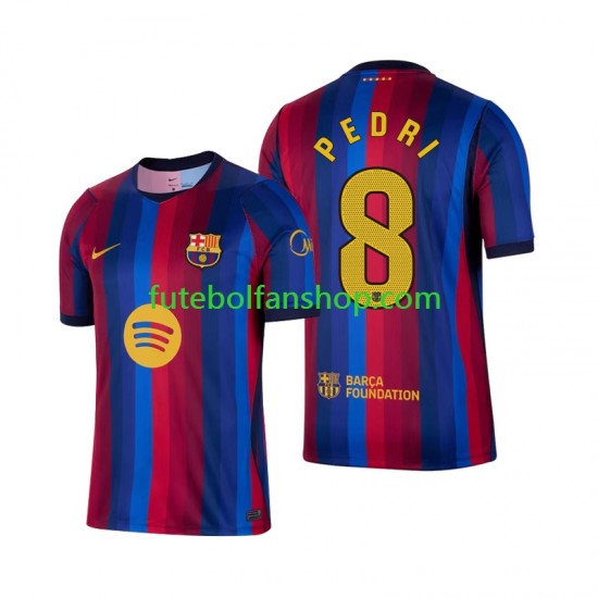 Camisola Principal FC Barcelona Pedri 8 Época 2026/2027 Manga Curta ,Homem