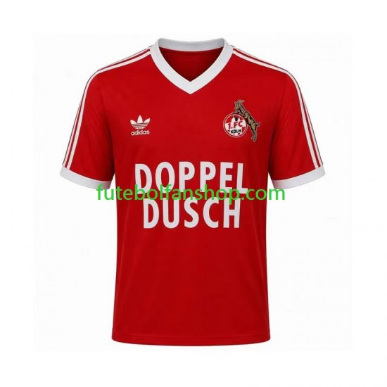 Camisola Alternativo FC Köln Retro 1984 1985 Manga Curta ,Homem