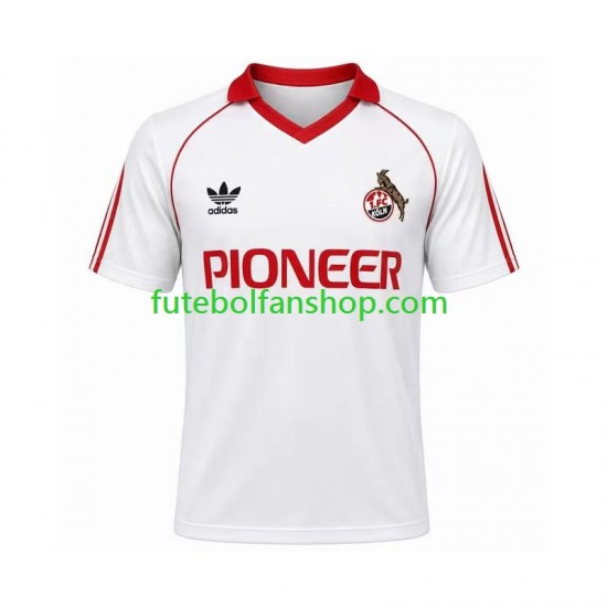 Camisola Principal FC Köln Retro 1980 1981 Manga Curta ,Homem