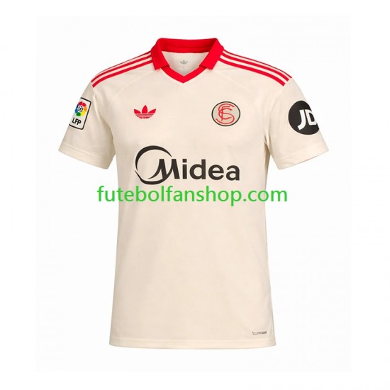 Camisola Principal Sevilla FC Retro Época 2025/2026 Manga Curta ,Homem