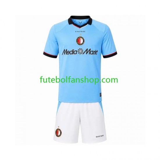Camisola Alternativo Feyenoord Rotterdam Época 2026/2027 Manga Curta ,Criança