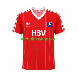 Camisola Alternativo Hamburger SV Retro 1983 Manga Curta ,Homem