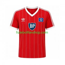 Camisola Alternativo Hamburger SV Retro 1984 Manga Curta ,Homem
