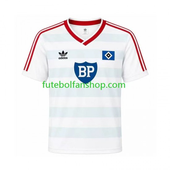 Camisola Alternativo Hamburger SV Retro 1986 Manga Curta ,Homem