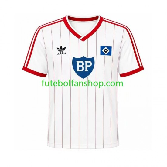 Camisola Principal Hamburger SV Retro 1984 Manga Curta ,Homem