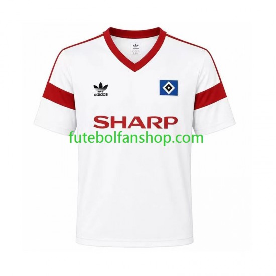Camisola Principal Hamburger SV Retro 1988 Manga Curta ,Homem