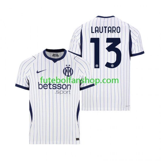 Camisola Alternativo Inter de Milão Lautaro Martinez 13 Época 2026/2027 Manga Curta ,Homem