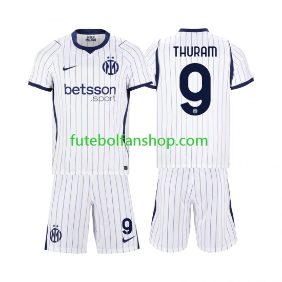 Camisola Alternativo Inter de Milão Marcus Thuram 9 Época 2026/2027 Manga Curta ,Criança