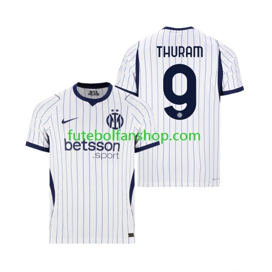 Camisola Alternativo Inter de Milão Marcus Thuram 9 Época 2026/2027 Manga Curta ,Homem