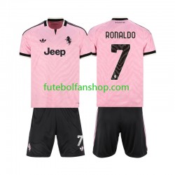 Camisola Alternativo Juventus Cristiano Ronaldo 7 Época 2026/2027 Manga Curta ,Criança