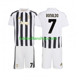 Camisola Principal Juventus Cristiano Ronaldo 7 Época 2026/2027 Manga Curta ,Criança