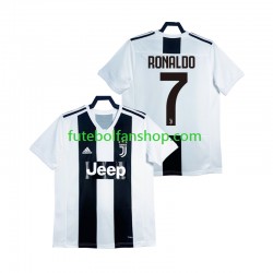 Camisola Principal Juventus Cristiano Ronaldo Retro 2018 2019 Manga Curta ,Homem