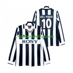 Camisola Principal Juventus DEL PIERO 10 Retro 1997 Manga Comprida ,Homem