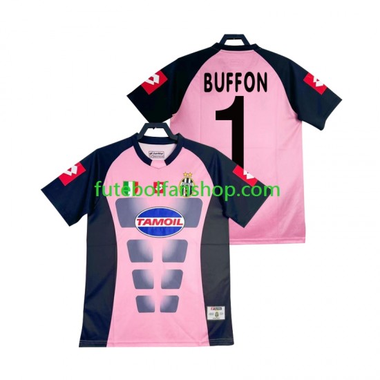 Camisola Alternativo Guarda-redes Juventus Buffon 1 Retro 2002-2003 Manga Curta ,Homem