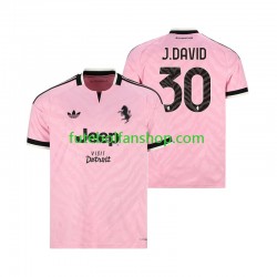 Camisola Alternativo Juventus Jonathan David 30 Época 2026/2027 Manga Curta ,Homem