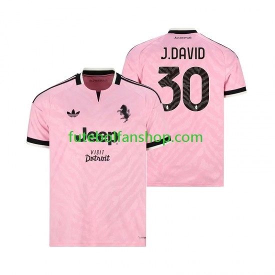 Camisola Alternativo Juventus Jonathan David 30 Época 2026/2027 Manga Curta ,Homem