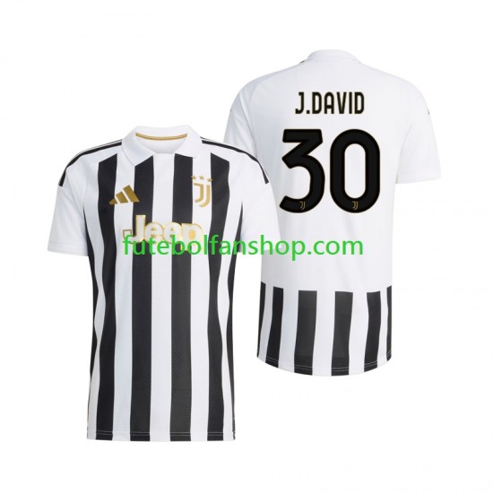 Camisola Principal Juventus Jonathan David 30 Época 2026/2027 Manga Curta ,Homem