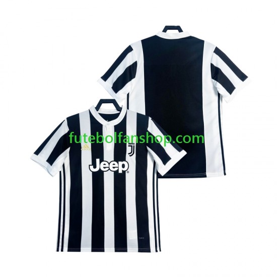 Camisola Principal Juventus Retro 2017 2018 Manga Curta ,Homem
