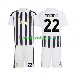 Camisola Principal Juventus Weston McKennie 22 Época 2026/2027 Manga Curta ,Criança