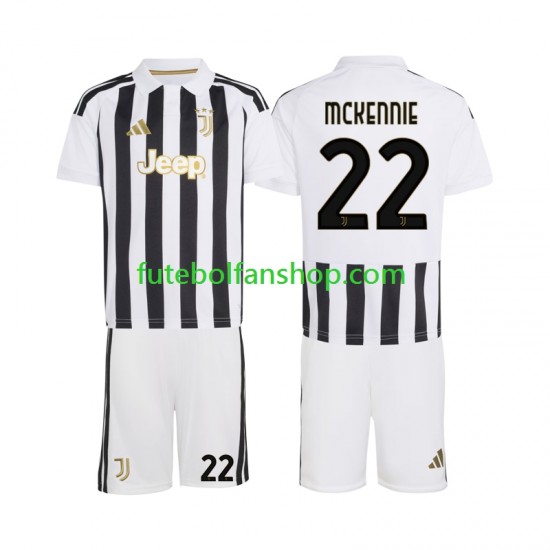 Camisola Principal Juventus Weston McKennie 22 Época 2026/2027 Manga Curta ,Criança