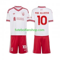Camisola Alternativo Liverpool Alexis Mac Allister 10 Época 2026/2027 Manga Curta ,Criança