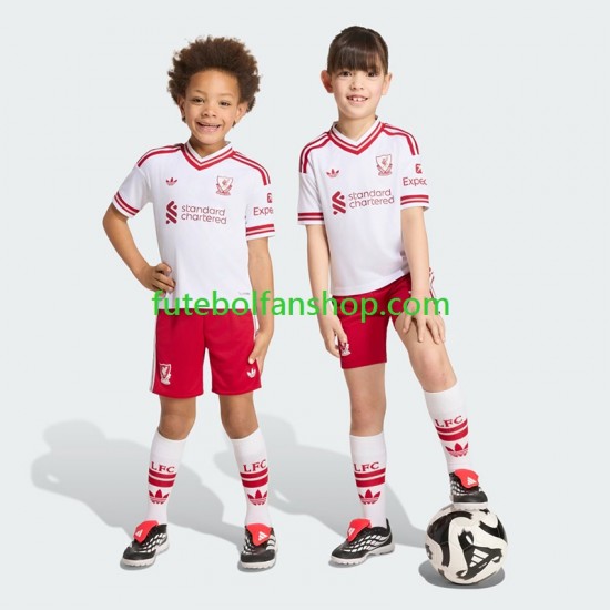 Camisola Alternativo Liverpool Época 2026/2027 Manga Curta ,Criança