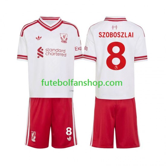 Camisola Alternativo Liverpool Dominik Szoboszlai 8 Época 2026/2027 Manga Curta ,Criança