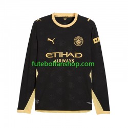 Camisola Alternativo Manchester City Época 2026/2027 Manga Comprida ,Homem
