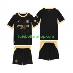 Camisola Alternativo Manchester City Época 2026/2027 Manga Curta ,Criança