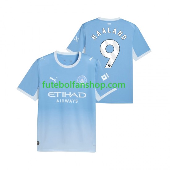 Camisola Principal Manchester City Erling Haaland 9 Época 2026/2027 Manga Curta ,Homem