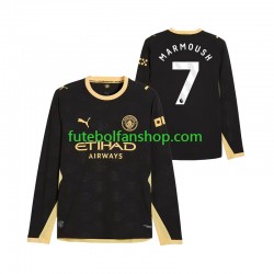 Camisola Alternativo Manchester City Omar Marmoush 7 Época 2026/2027 Manga Comprida ,Homem