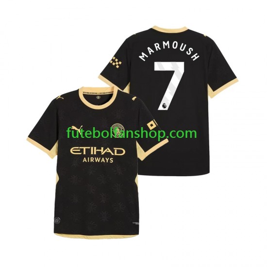 Camisola Alternativo Manchester City Omar Marmoush 7 Época 2026/2027 Manga Curta ,Homem