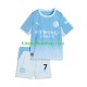 Camisola Principal Manchester City Omar Marmoush 7 Época 2026/2027 Manga Curta ,Criança