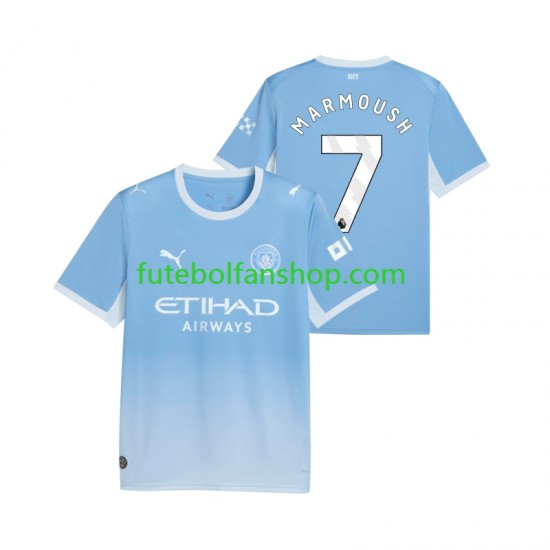 Camisola Principal Manchester City Omar Marmoush 7 Época 2026/2027 Manga Curta ,Homem