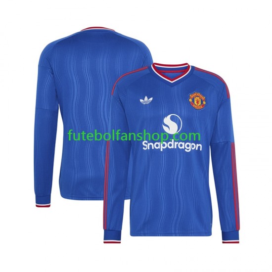 Camisola Alternativo Manchester United Época 2026/2027 Manga Comprida ,Homem