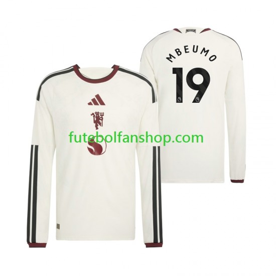 Camisola Alternativa (2ª) Manchester United Bryan Mbeumo 19 Época 2026/2027 Manga Comprida ,Homem