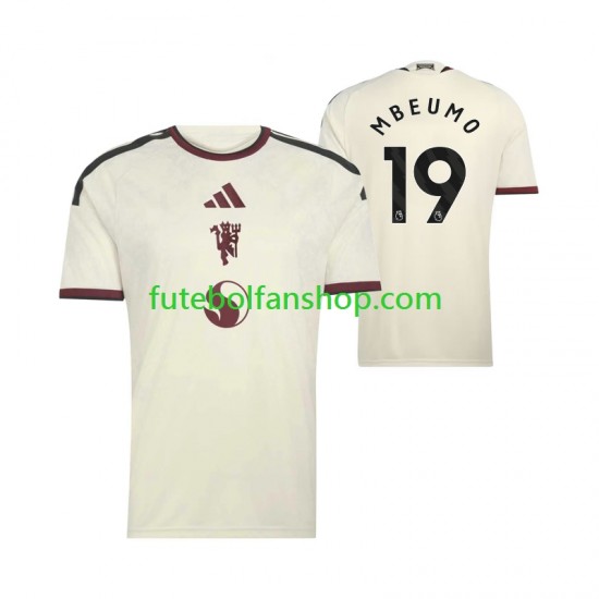 Camisola Alternativa (2ª) Manchester United Bryan Mbeumo 19 Época 2026/2027 Manga Curta ,Homem