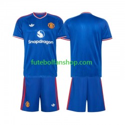 Camisola Alternativo Manchester United Época 2026/2027 Manga Curta ,Criança