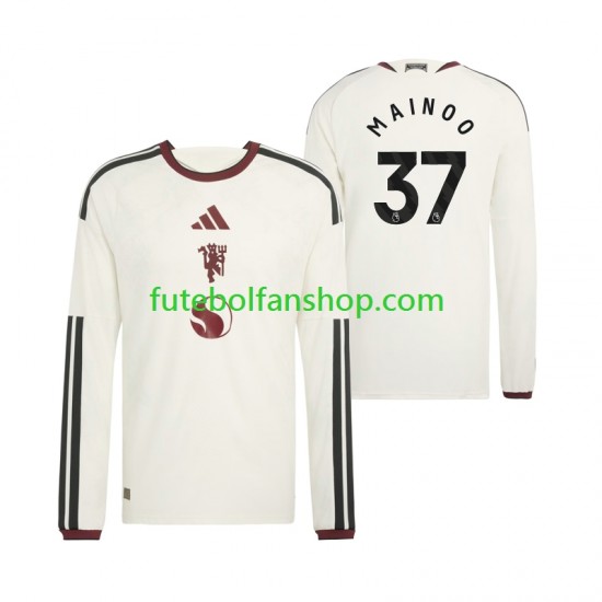 Camisola Alternativa (2ª) Manchester United Kobbie Mainoo 37 Época 2026/2027 Manga Comprida ,Homem